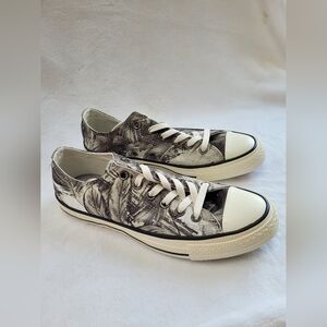 Converse CTAS Dolphin Gray and Black Low Top Sneakers Size 8.5